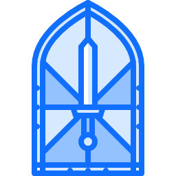 Stained glass icon