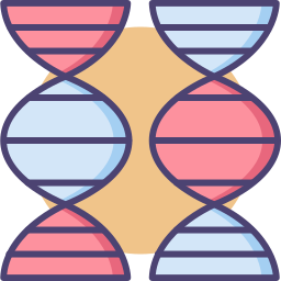 Genetic comparation icon