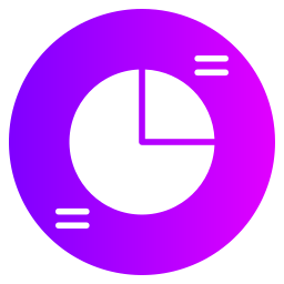 diagramme circulaire Icône