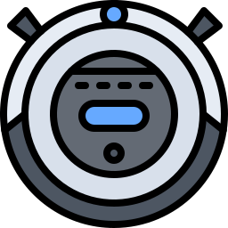 Robot vacuum cleaner icon