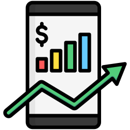 mobiele analyses icoon