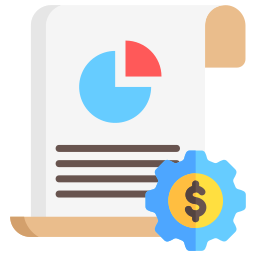 Financial report icon