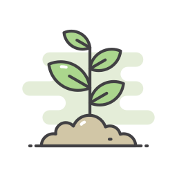 Growing plant icon