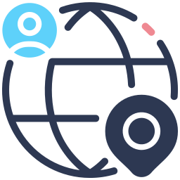 Global communication icon