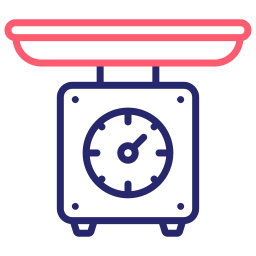 Weight scale icon