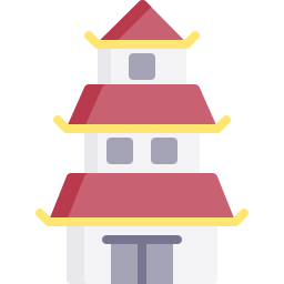 Japanese castle icon