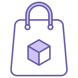 Shopping bag icon