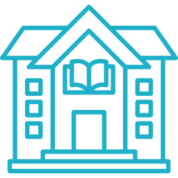 Öffentliche bibliothek icon