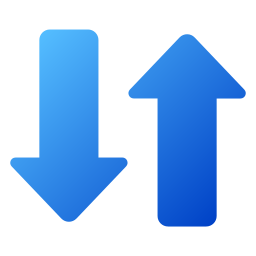 pfeile nach oben und unten icon