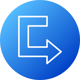 Turn right icon