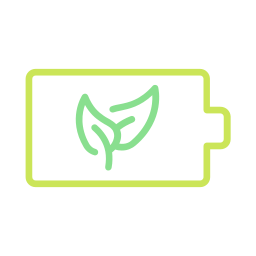 Eco battery icon