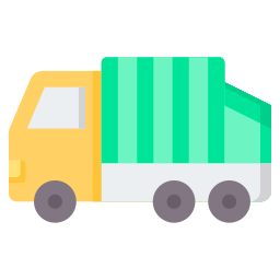 Garbage truck icon