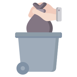 Trash collector icon