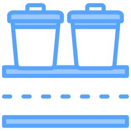 Trash bin icon