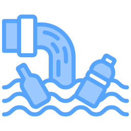 Water pollution icon