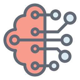 réseau neuronal Icône