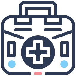 First aid kit icon