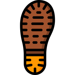 Shoe print icon