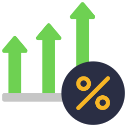 Interest rate icon