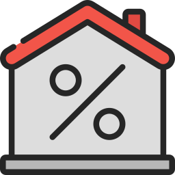 Mortgage interest rate icon