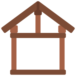 Frame house icon