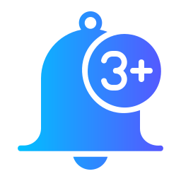 Notification bell icon