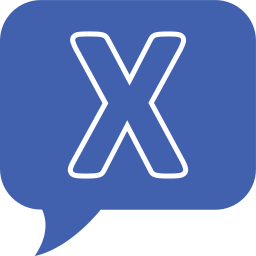 Letter x icon