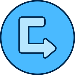 Turn right icon