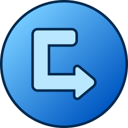 Turn right icon