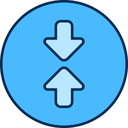 Up and down arrows icon