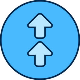 Up arrows icon