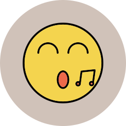 Singing icon