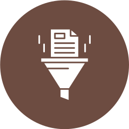 Data filtering system icon