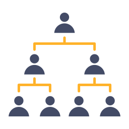 Organization structure icon