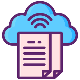 Cloud data icon