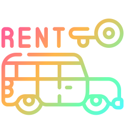 Rent a car icon