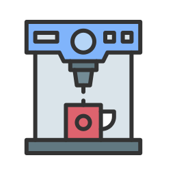 Coffee machine icon