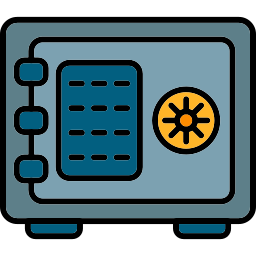 Safe deposit icon