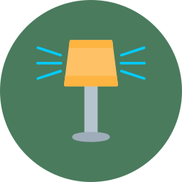 Table lamp icon