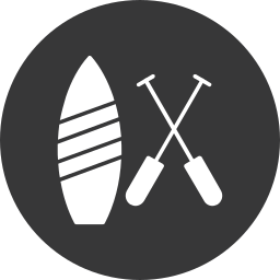 Paddle board icon