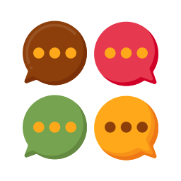 Bubble chat icon