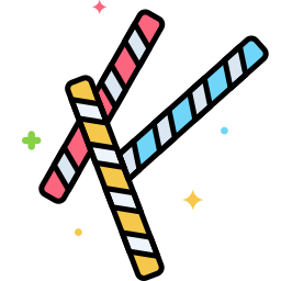 Candy stick icon