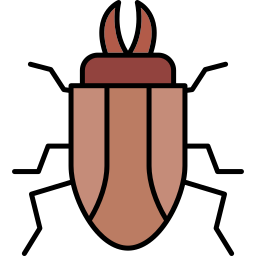 Stag beetle icon