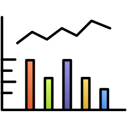 graphique à barres Icône