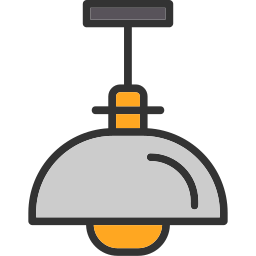 Hanging lamp icon