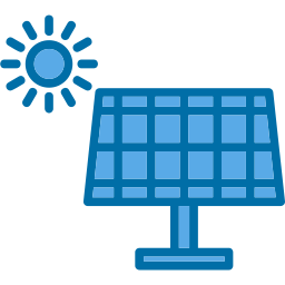 Solar panel icon