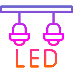 Led lamp icon