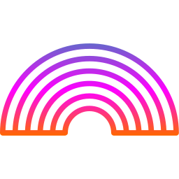 arco-íris Ícone