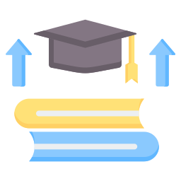wyższa edukacja ikona