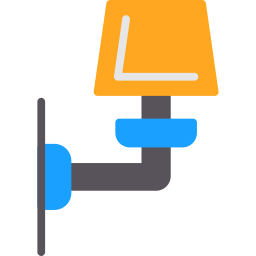 Wall lamp icon